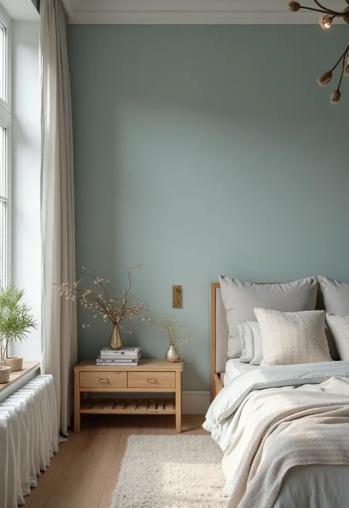 26 Aesthetic Room Color Ideas Bedroom That Make Your Space Feel Dreamy - 12. Dusty Blue