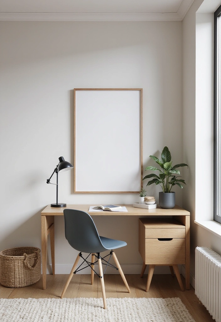 26 Bloxburg Bedroom Ideas Modern That Are Minimal and Aesthetic - 11. Minimalist Desk Space