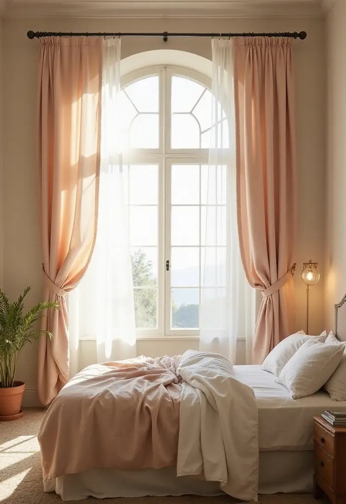 27 Bedroom Curtain Ideas Master Modern That Add Elegance and Privacy - 20. Floaty Curtains for a Dreamy Effect
