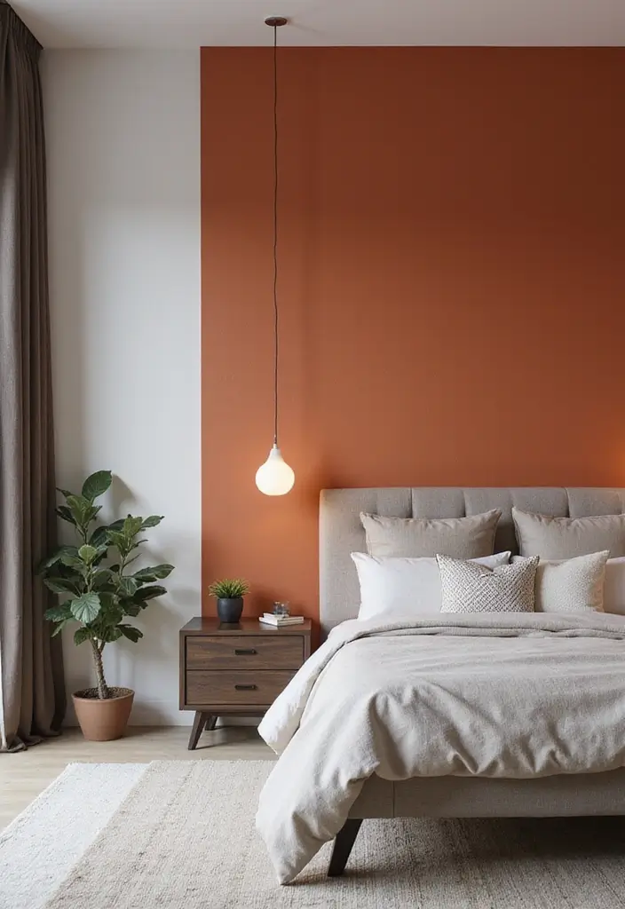 27 Main Bedroom Ideas Modern That Feel Spacious and Sleek - 10. Accent Walls