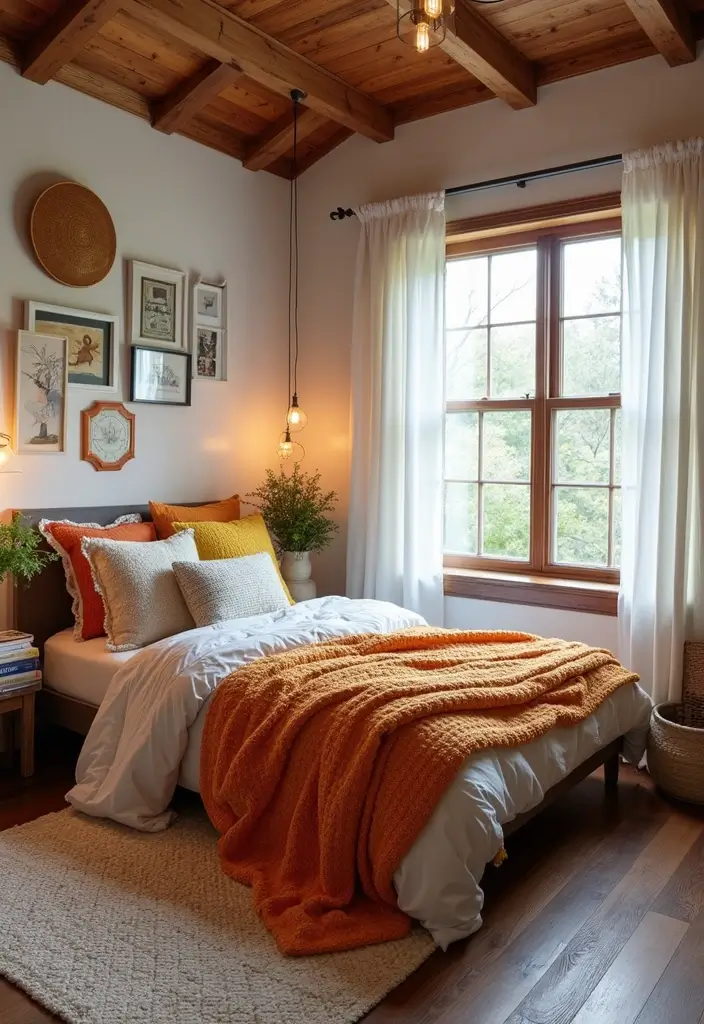 27 Teen Loft Bedroom Ideas That Are Modern and Multi-Functional - 11. Layered Bedding for Style