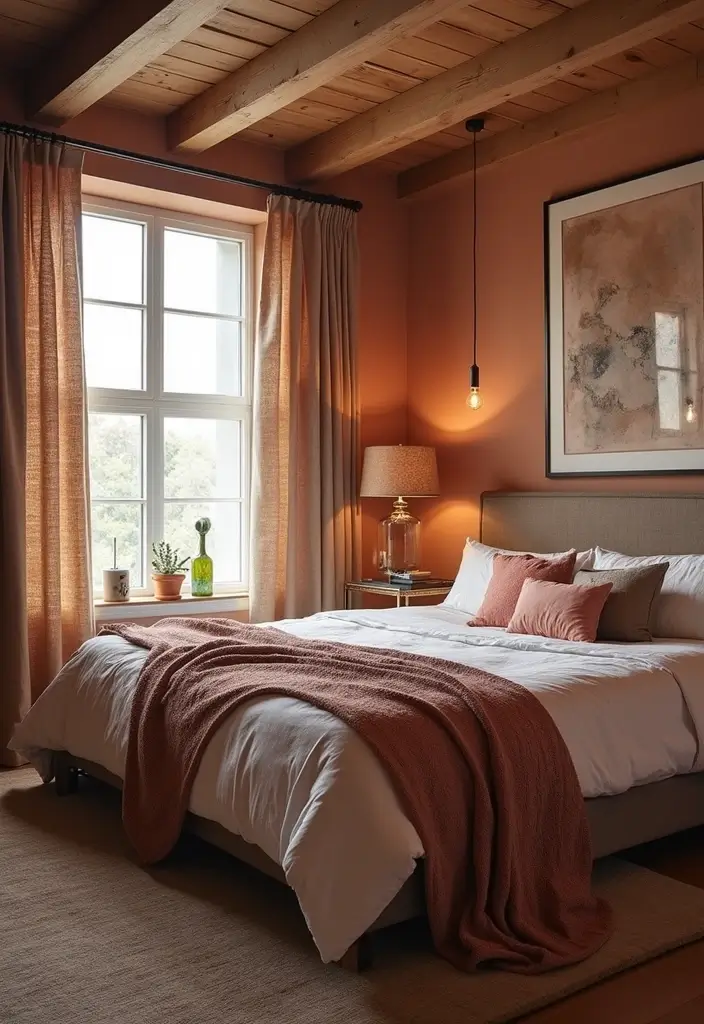 27 Teen Loft Bedroom Ideas That Are Modern and Multi-Functional - 24. Textured Curtains for Depth