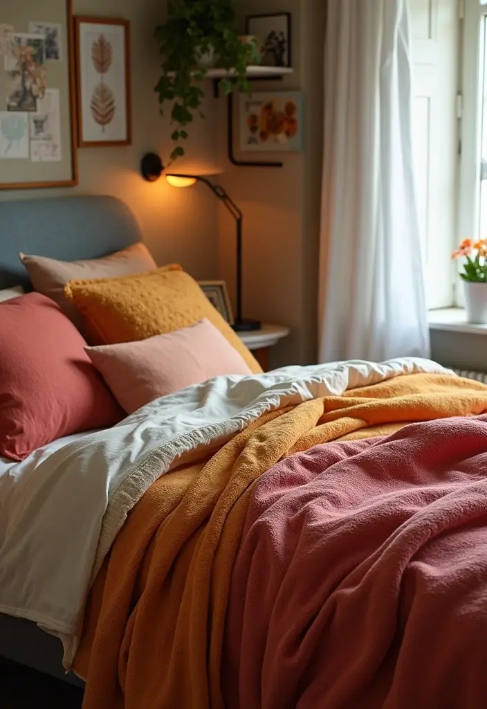 28 Girls Small Bedroom Ideas That Balance Style & Storage - 12. Dreamy Soft Bedding