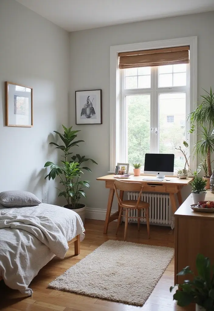 28 Girls Small Bedroom Ideas That Balance Style & Storage - 14. Stylish Desk Space