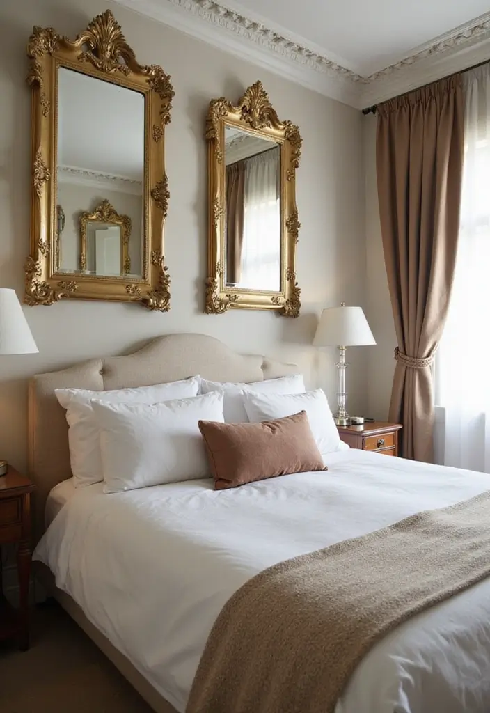 28 Girls Small Bedroom Ideas That Balance Style & Storage - 18. Elegant Mirrors