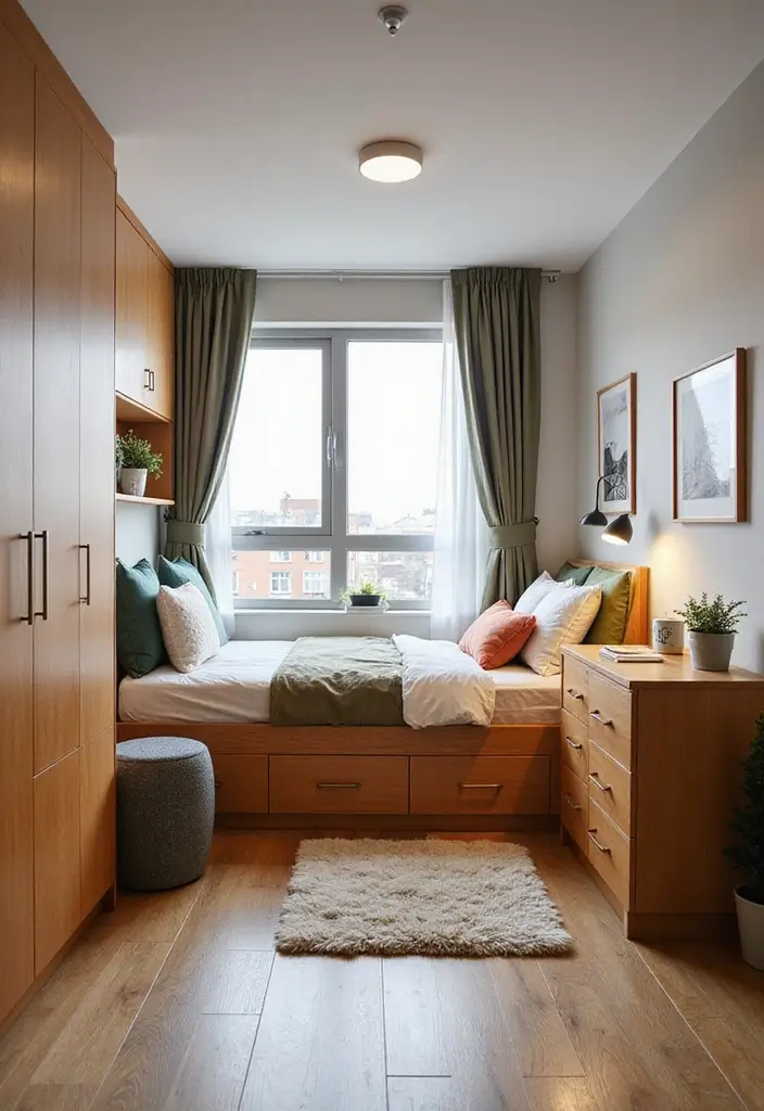 28 Girls Small Bedroom Ideas That Balance Style & Storage - 2. Multi-Functional Furniture