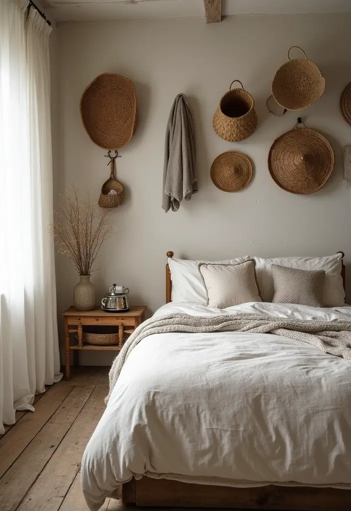 28 Rustic Brown Bedroom Ideas That Bring Natural Warmth - 22. Functional Decor