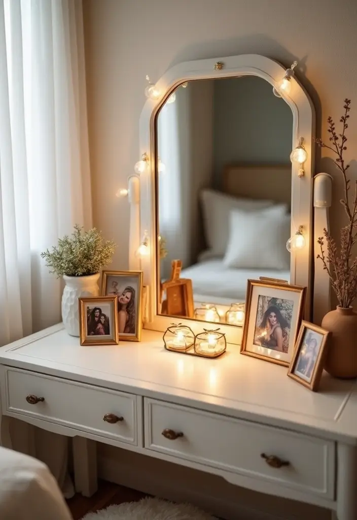 28 Vanity Ideas Bedroom Modern Luxury That Feel High-End & Sleek - 15. Personalized Touches