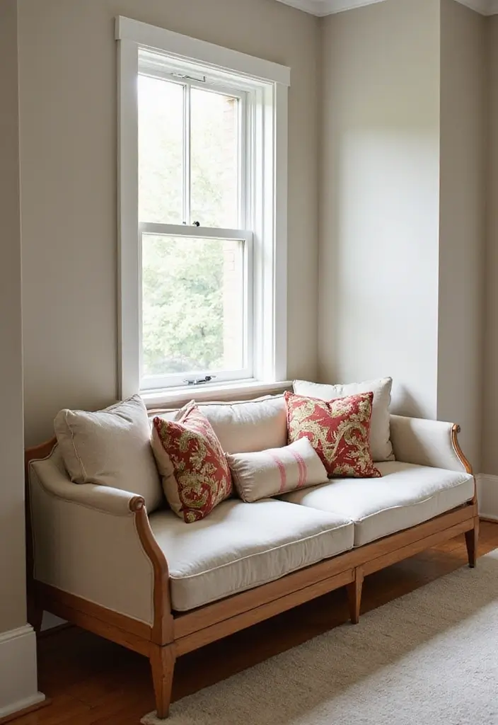 29 Bedroom Sofa Ideas for Small Spaces That Double as Decor - 2. Cozy Loveseat with Hidden Storage