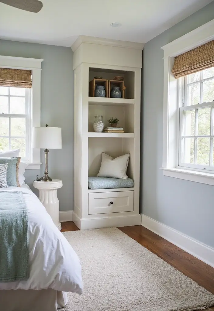 29 Modern Coastal Bedroom Ideas That Bring Beach Vibes Home - 14. Functional Spaces