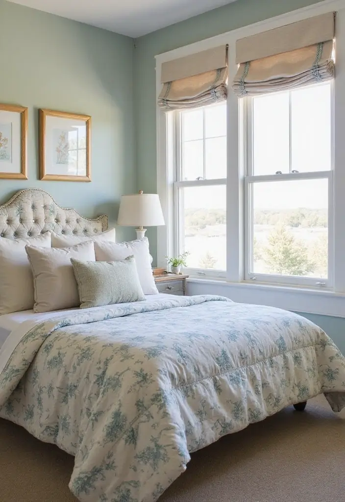 29 Modern Coastal Bedroom Ideas That Bring Beach Vibes Home - 22. Beachy Bedding Choices
