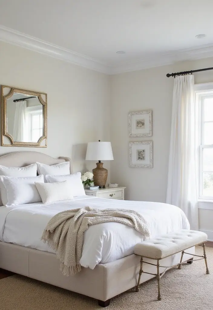 29 Modern Coastal Bedroom Ideas That Bring Beach Vibes Home - 29. Reflective Surfaces