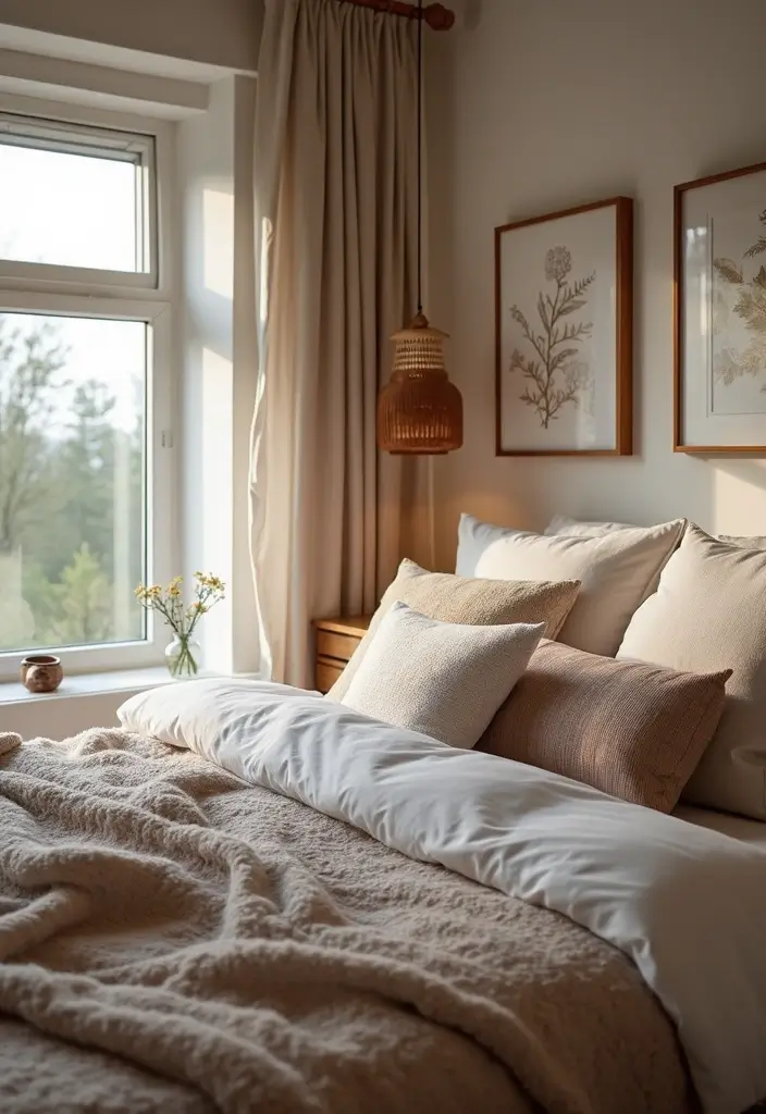 30 Bedroom Ideas for Small Spaces That Maximize Function & Style - 13. Chic Bedding for Style and Comfort