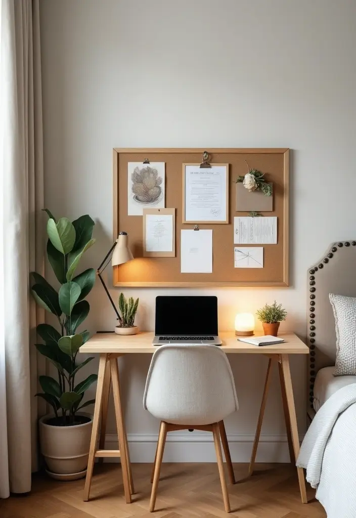 30 Corner of Bedroom Ideas That Turn Dead Space Into Magic - 21. Home Office Corner