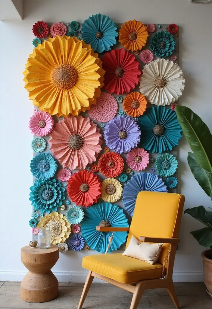 30 Corner of Bedroom Ideas That Turn Dead Space Into Magic - 23. Textured Wall Art