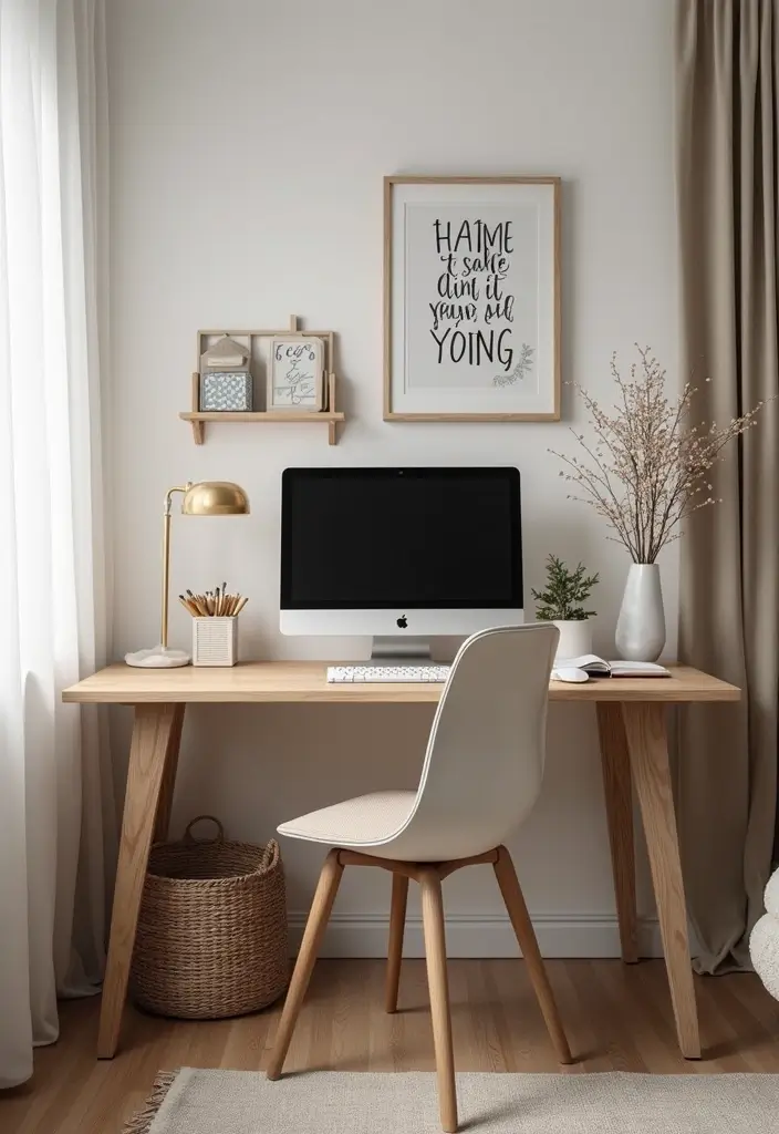 30 Corner of Bedroom Ideas That Turn Dead Space Into Magic - 3. Functional Workstation