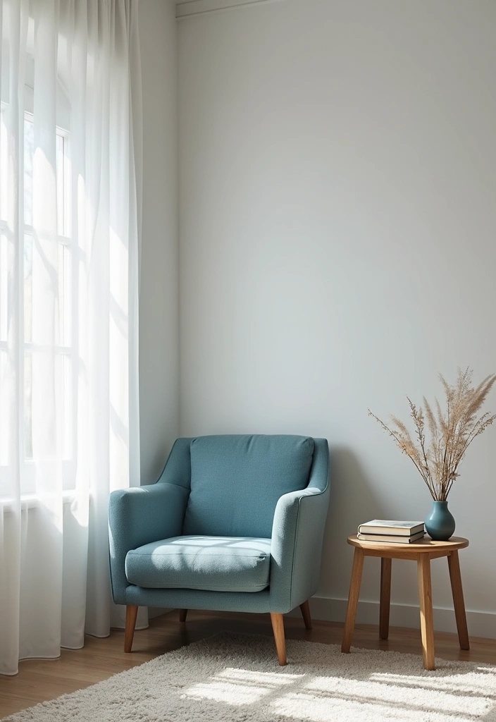 30 Dusty Blue Bedroom Ideas That Feel Calm & Sophisticated - 12. Dusty Blue Accent Chairs