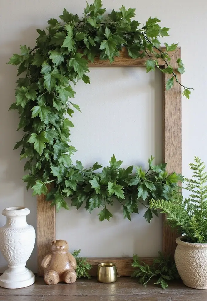 30 Fake Ivy Decor Bedroom Ideas That Bring Nature Inside - 27. Faux Ivy Layering with Other Decor