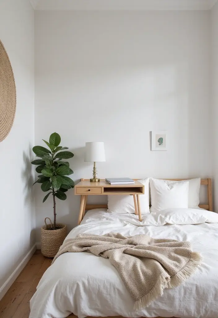 30 Folding Study Table Ideas Bedroom That Save Space Smartly - 20. Scandinavian Style Folding Desk