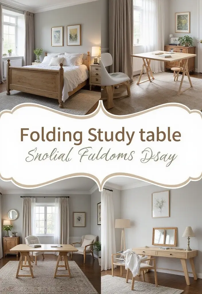 30 Folding Study Table Ideas Bedroom That Save Space Smartly - Conclusion