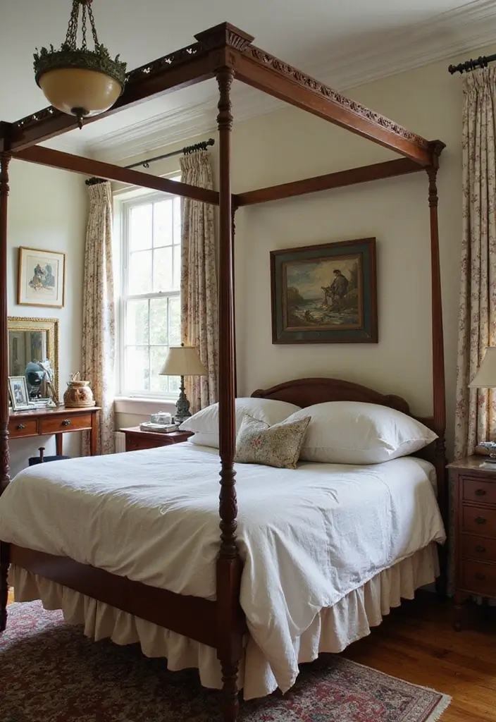 30 Four Poster Bedroom Ideas That Feel Regal & Dreamy - 27. Personalized Touches