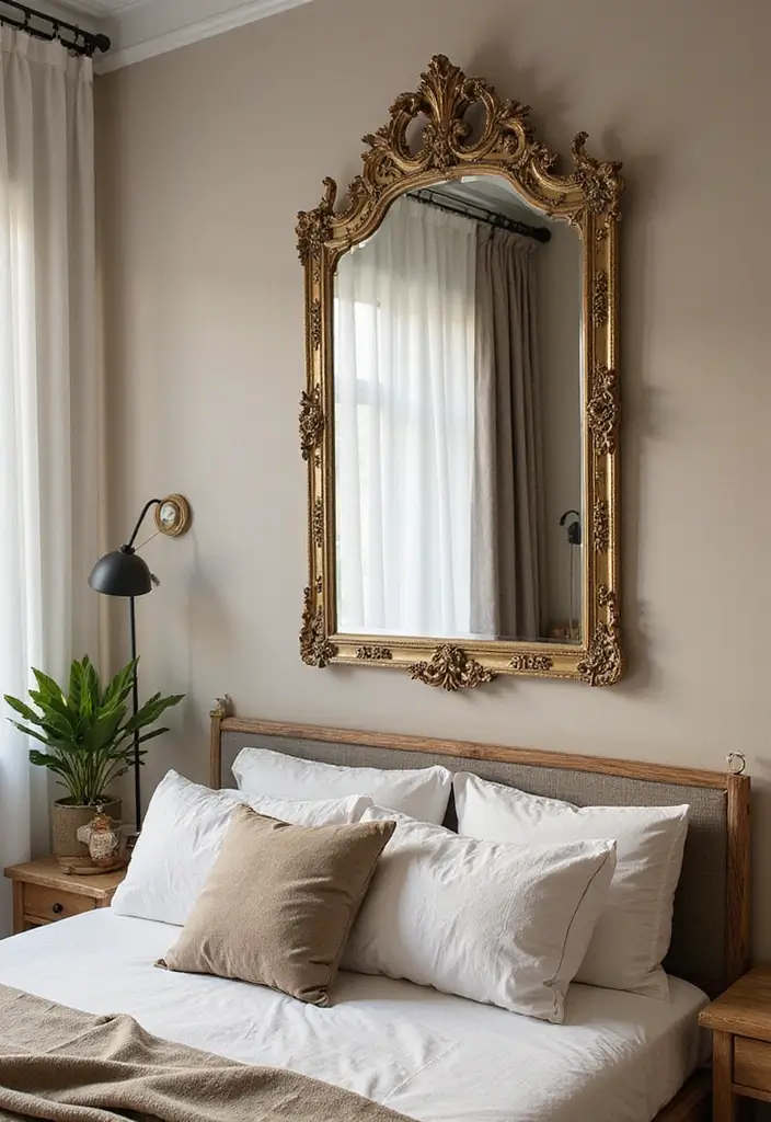30 Luxury Bedroom Design Ideas That Exude Elegance & Class - 8. Elegant Mirrors