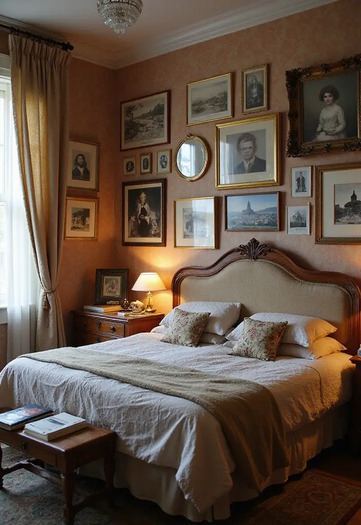 30 Modern Victorian Bedroom Ideas That Blend Old and New Perfectly - 17. Personal Touches in Decor