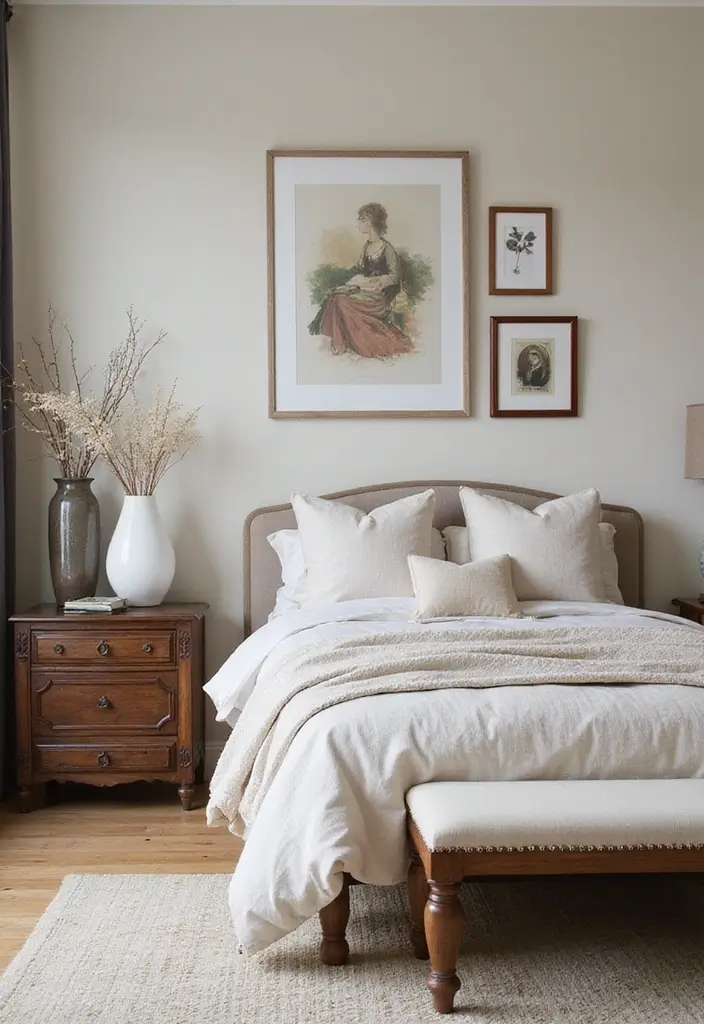 30 Modern Victorian Bedroom Ideas That Blend Old and New Perfectly - 18. Modern Accessories with Victorian Flair