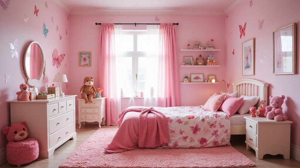 30 Pink Bedroom Ideas for Kids That Are Adorable and Playful
