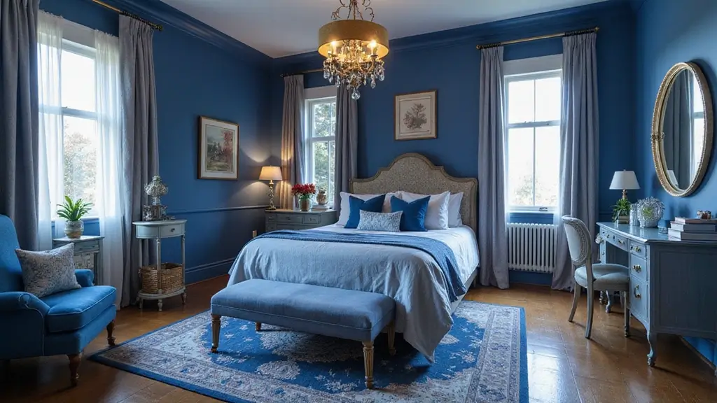 30 Royal Blue Room Ideas Bedroom That Feel Elegant & Relaxing