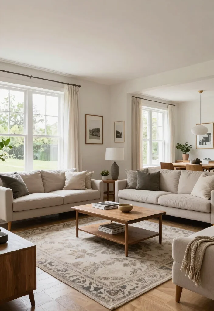 15 Caribbean Living Room Ideas: Colorful Breezy Style - 11. Open Floor Plan 1