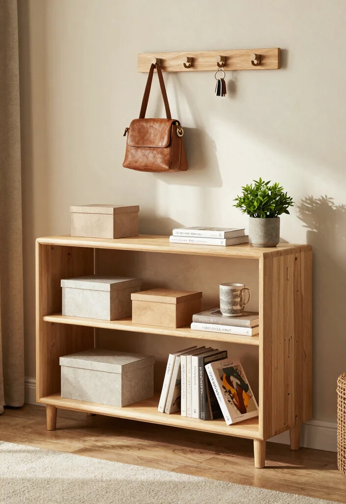 15 Console Living Room Ideas: Functional and Elegant - 5. Multi-Functional Console Spaces 1