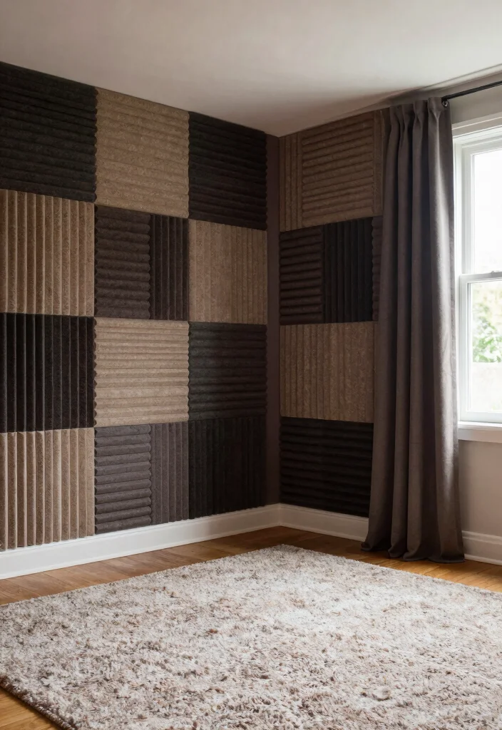 15 Living Room Gaming Ideas: Cool Functional Setups - 9. Soundproofing Solutions 1
