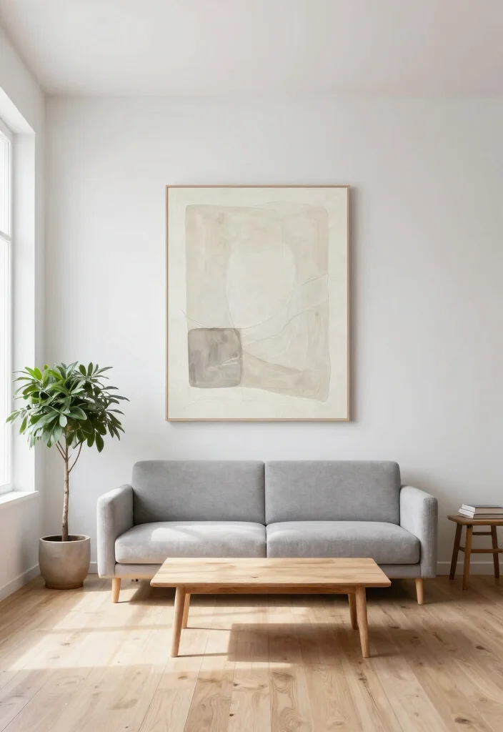 15 Living Room Studio Ideas for Smart Compact Living - 2. Minimalist Aesthetic 1