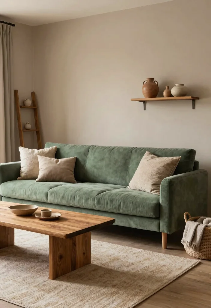 15 Living Room With No TV Ideas: Calm Conversation-Focused Spaces - 6. Earthy Color Palettes 1