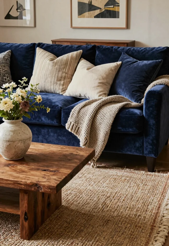 15 Living Room With No TV Ideas: Calm Conversation-Focused Spaces - 8. Playing with Textures 1