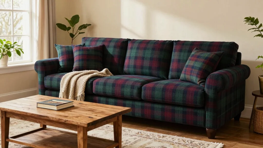 15 Tartan Living Room Ideas: Warm Classic Patterns