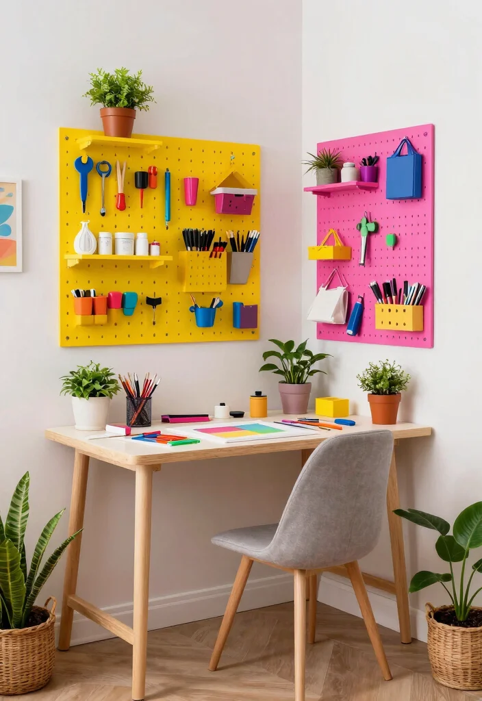 16 Alcove Living Room Ideas: Cozy, Smart, and Stylish - 11. Alcove Craft Station 1