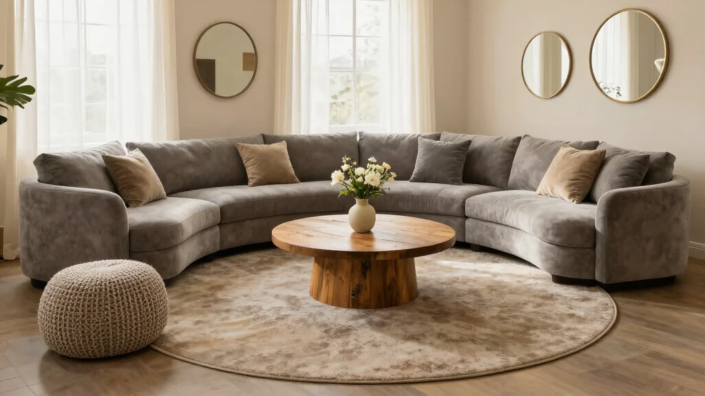 16 Circle Living Room Ideas: Unique Flowing Layouts