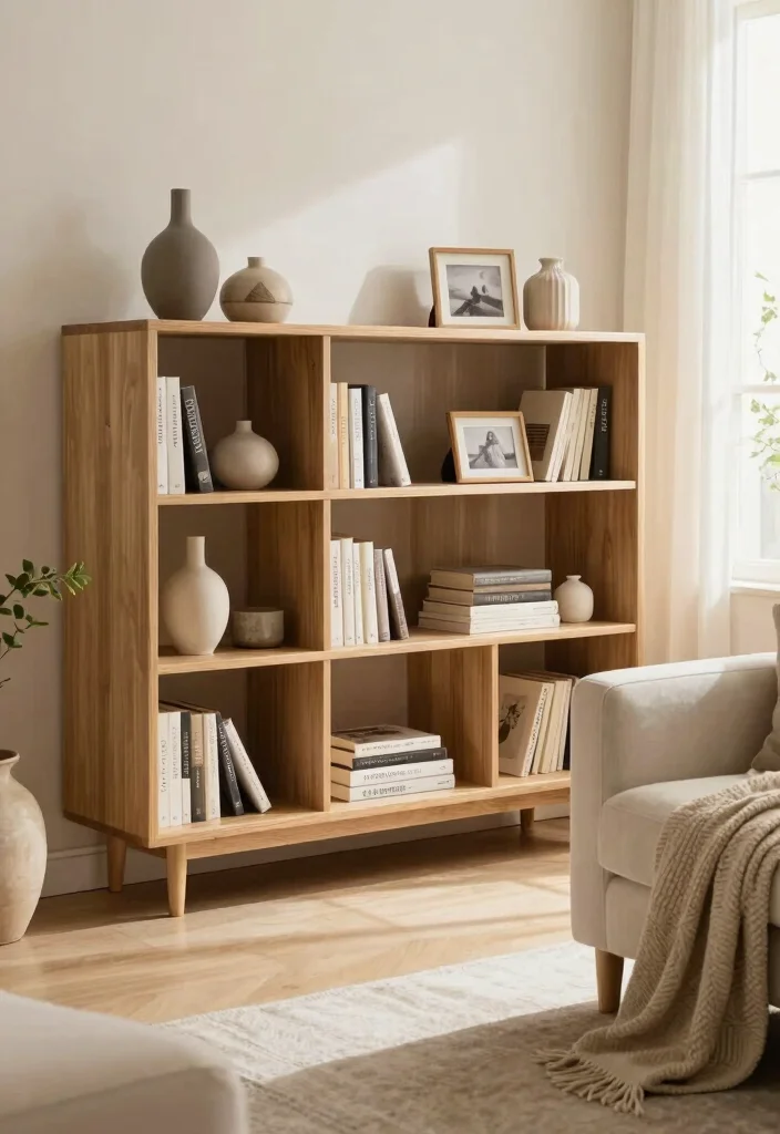 16 Sideboards Living Room Ideas: Storage Meets Style - 7. Open Shelving 1