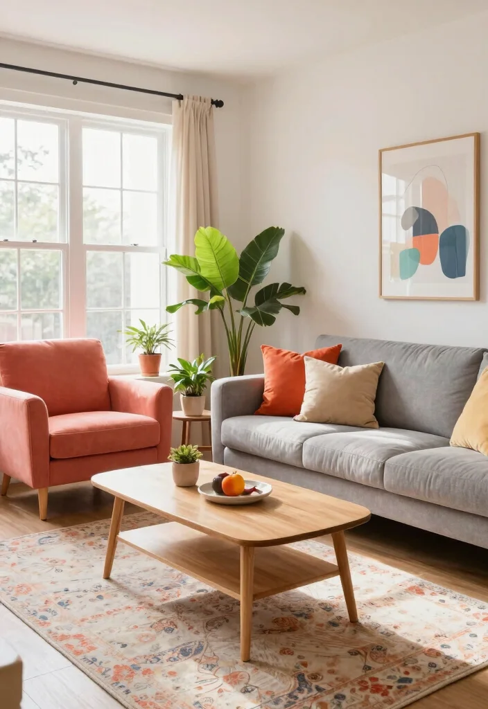 16 Warm Living Room Colors Ideas Cozy Inviting Palettes - 8. Warm Coral 1