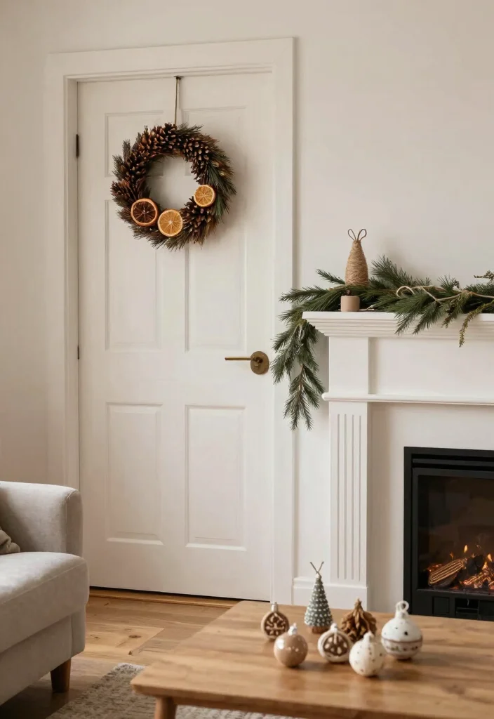 17 Christmas Living Room Aesthetic Ideas: Festive Cozy Magic - 7. Handmade Touches 1