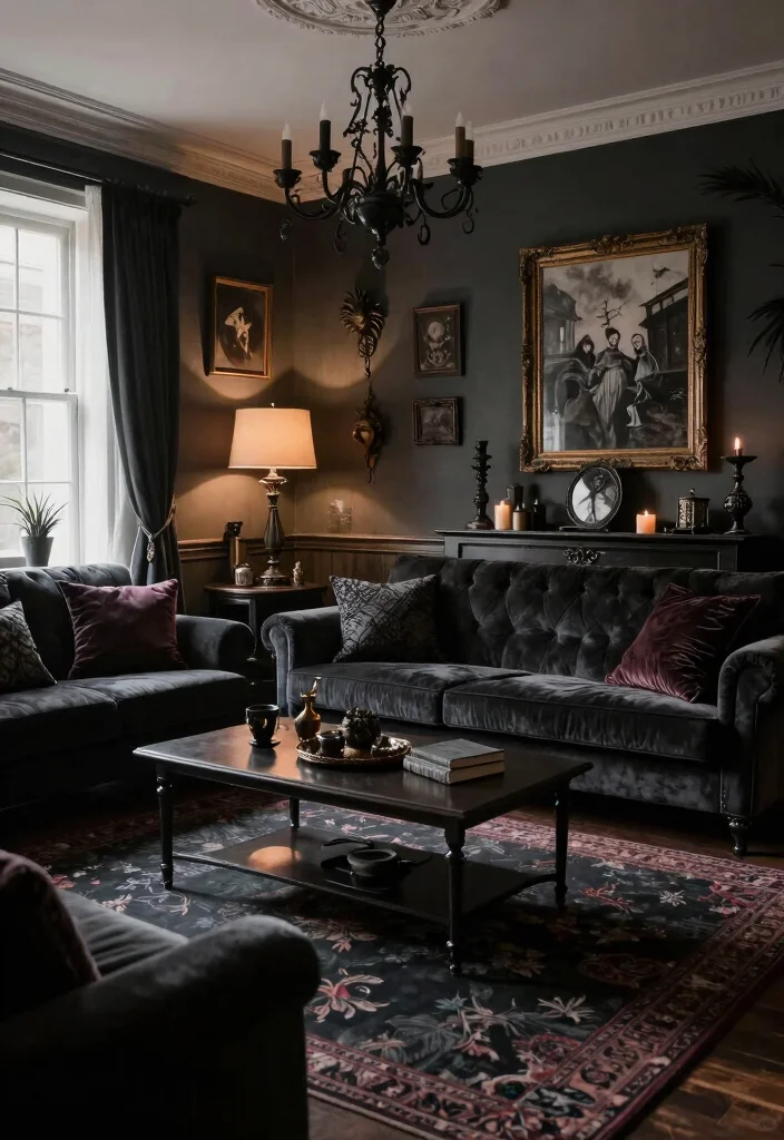 17 Creepy Living Room Ideas for a Dark Moody Aesthetic - Conclusion 1