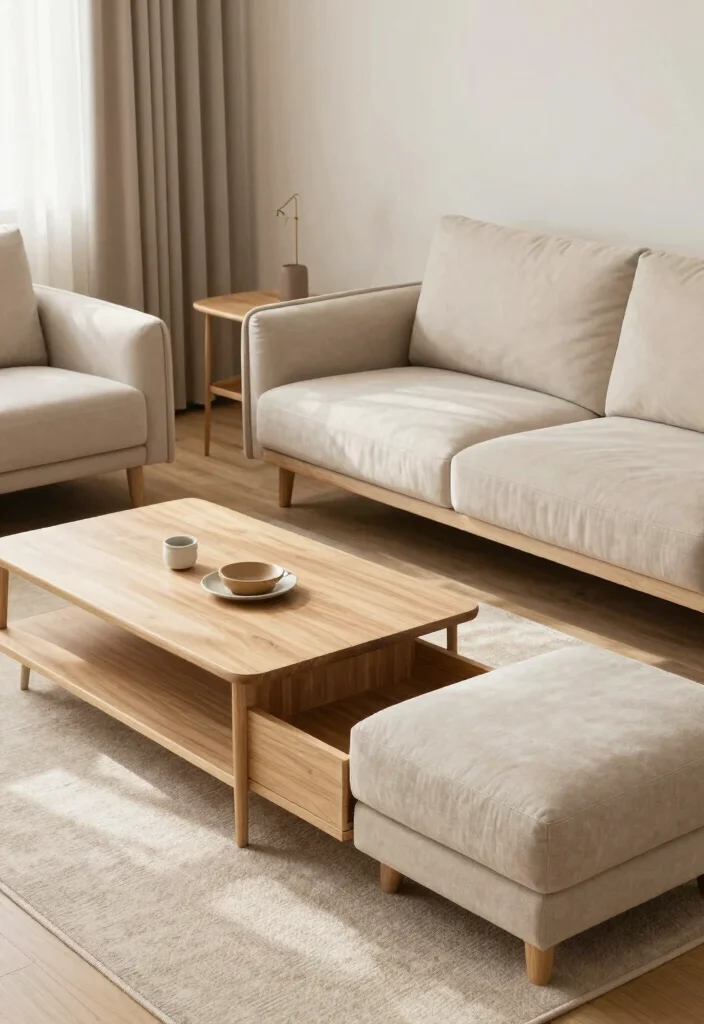 17 Inviting Living Room Ideas Comfortable and Welcoming - 10. Choose Functional Furniture 1