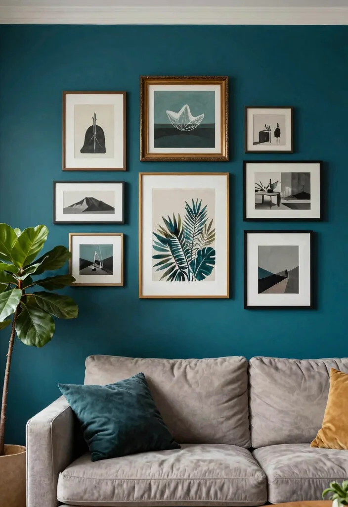 17 Living Room Video Ideas Aesthetic Setup Inspiration - 3. A Statement Wall for Impact 1