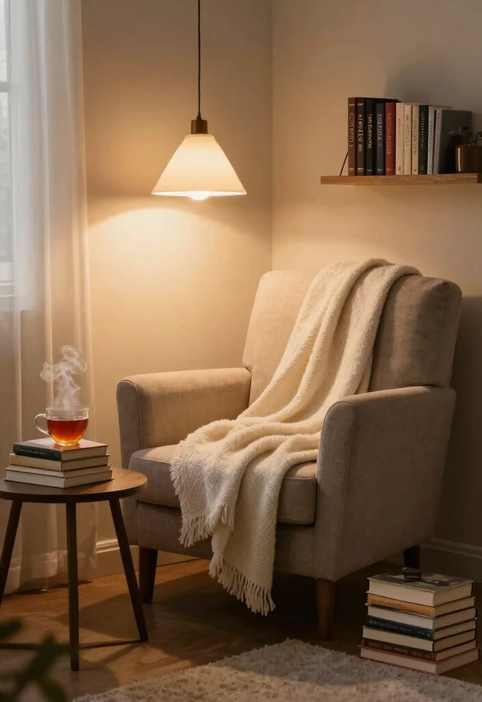 17 Stardew Living Room Ideas Cozy Cottagecore Vibes - 12. Cozy Reading Nook 1