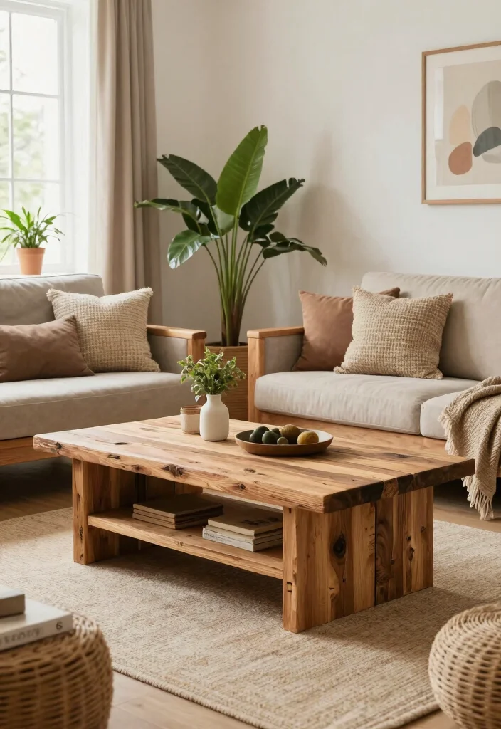 18 Botanical Living Room Ideas Fresh Green and Lively - 6. Sustainable Materials 1