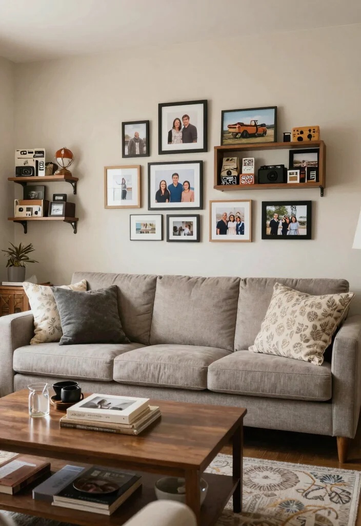 18 Grandmacore Living Room Ideas: Cozy Vintage Charm - 18. Personal Touches 1