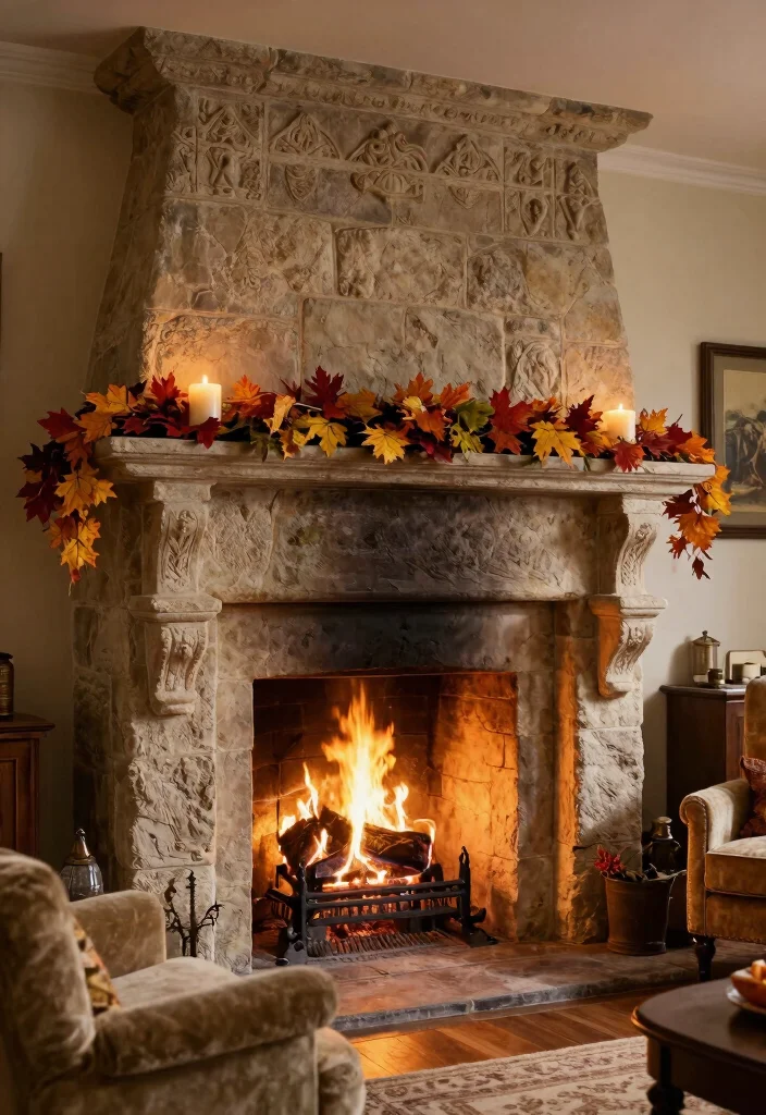 18 Tudor Living Room Ideas with Historic Rich Character - 4. Ornate Fireplaces 1