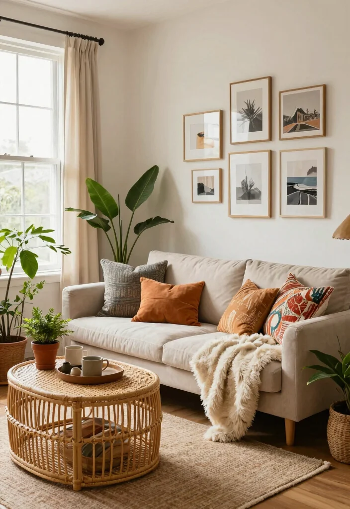 14 Couch in Bedroom Ideas That Create a Cozy Corner - 4. Bohemian Chic Corner Couch 1